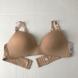 Auden Nursing Wirefree Bra Size 40C Pearl Tan NWT